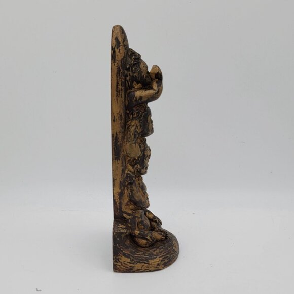 Vintage 1964 Coco Joe’s “Four Wise Menehune” Lava Sculpture – 7.5” Hawaiian Hawa - Picture 2 of 5